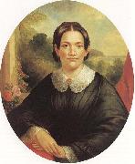 John Mix Stanley Portrait of Mrs. Benjamin Pitman oil painting reproduction